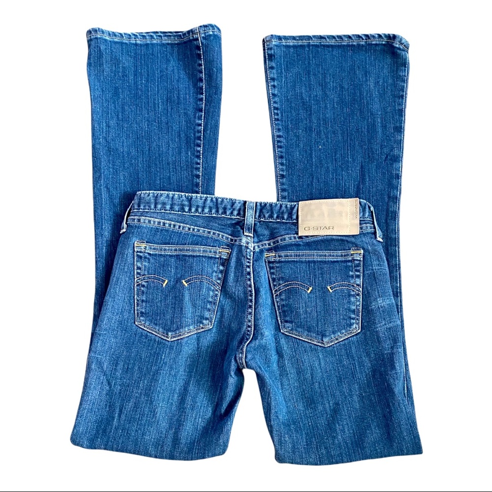 G-Star Raw Super Low Rise Flare Jeans Size 26